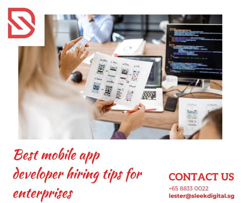 Best mobile app developer hiring tips for enterprises