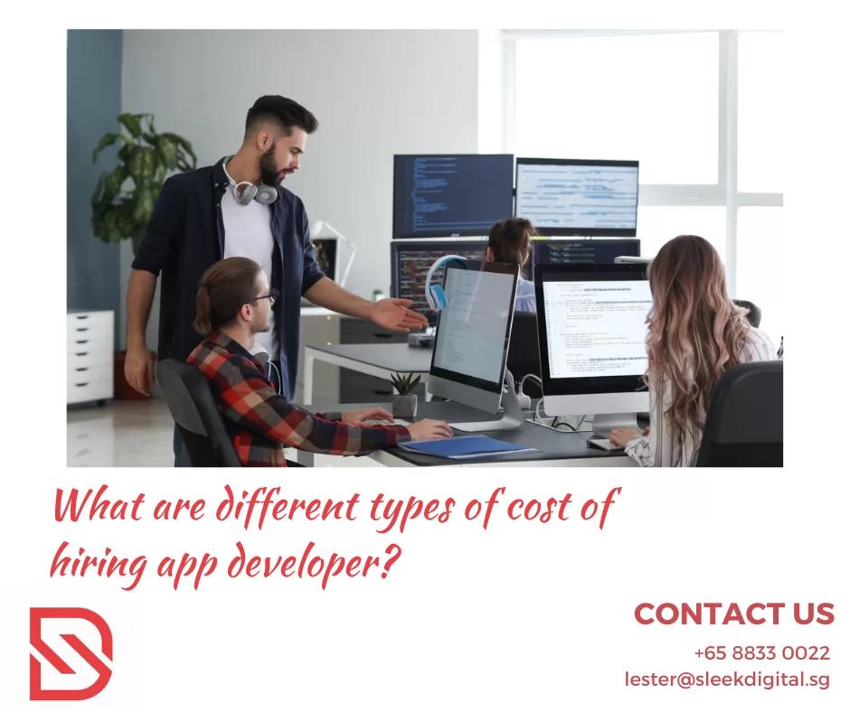 What are different types of cost of hiring app developer?