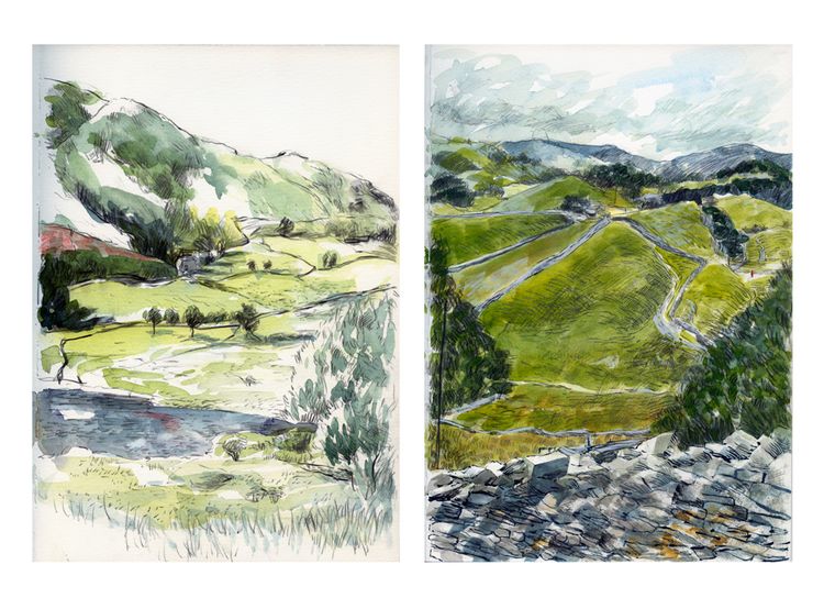 image for work: Lake District sketchbook 1