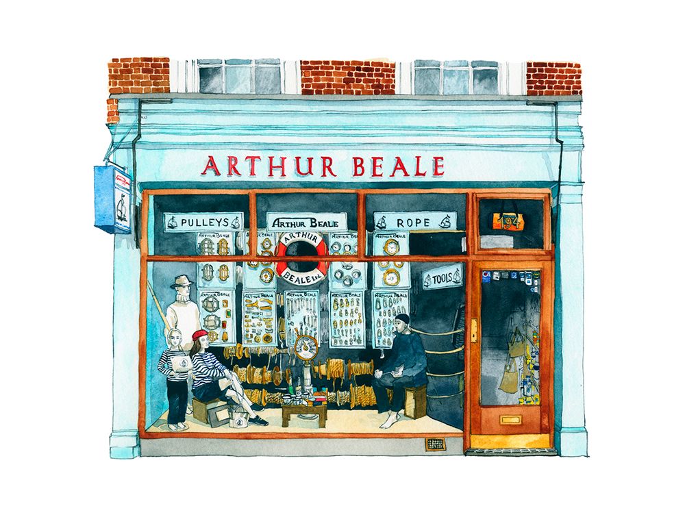 Print London Shopfront: Arthur Beale