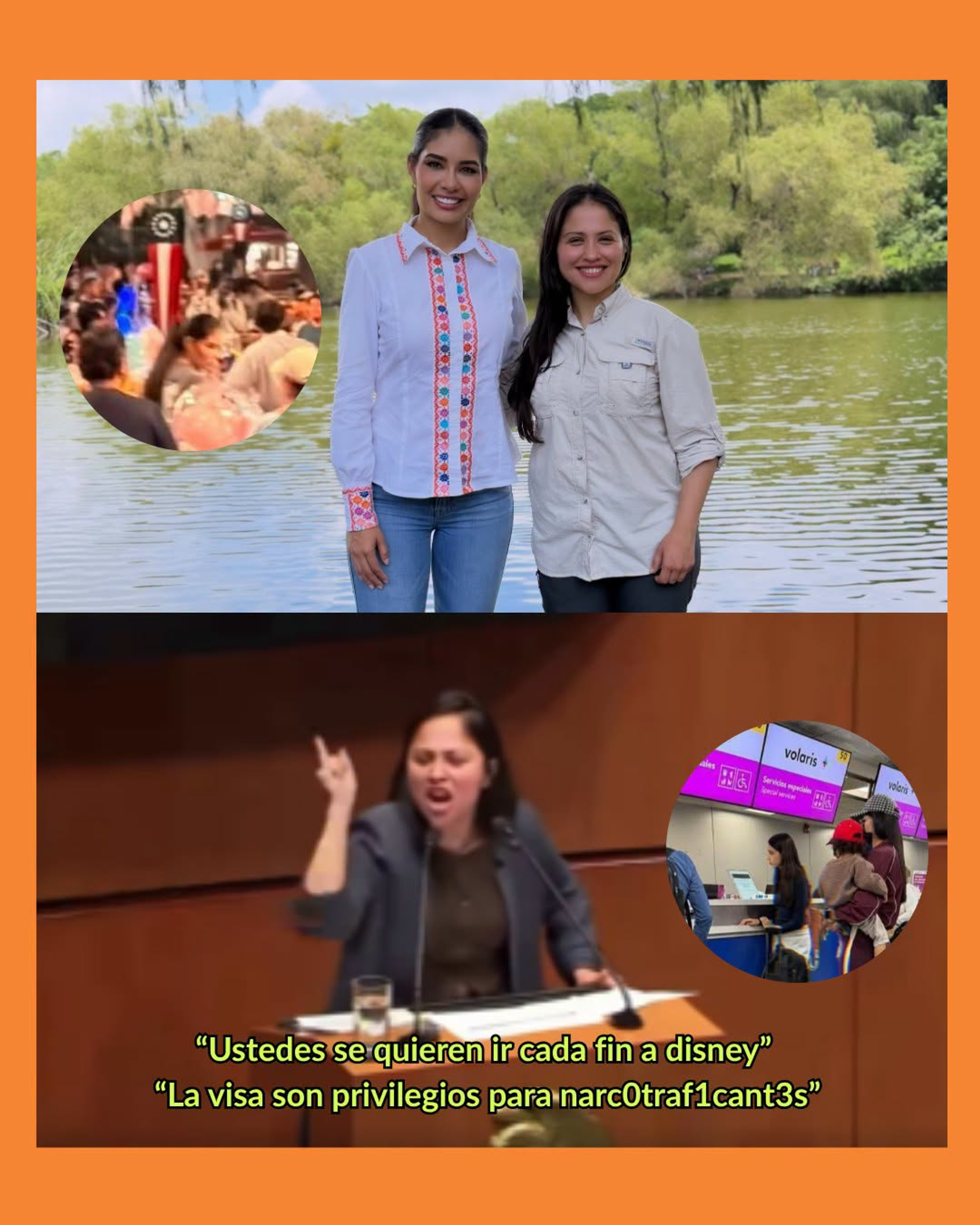 ANDREA NAVARRO CRITICA A QUIENES QUIEREN VISA