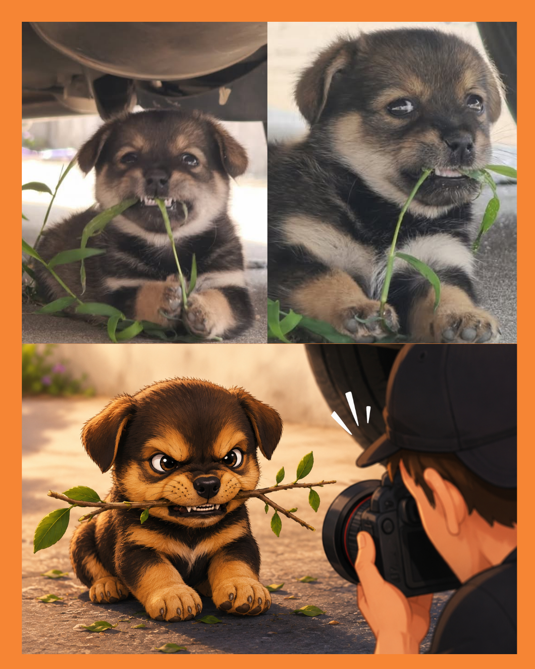 perrito tierno