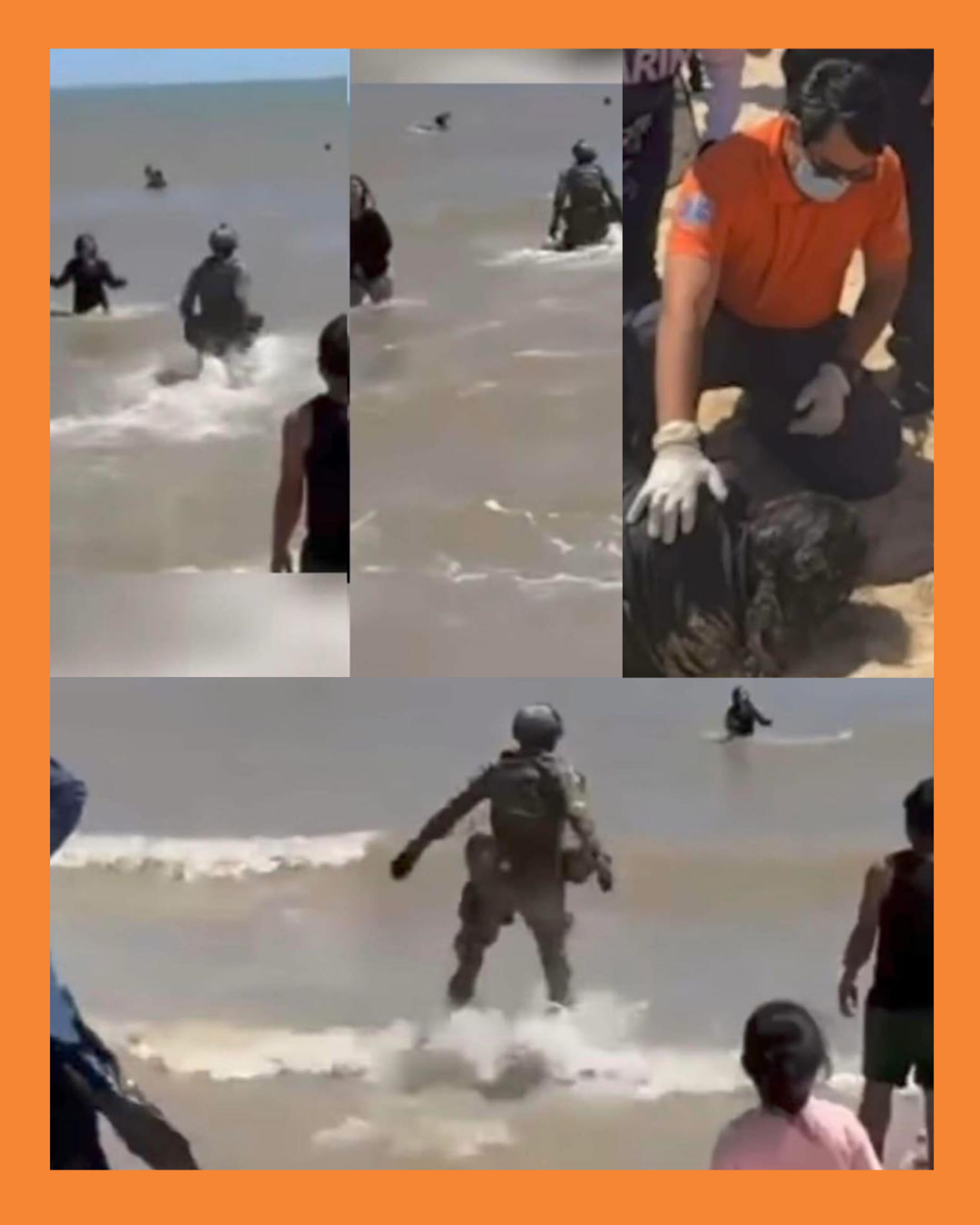 militar salvando vidas