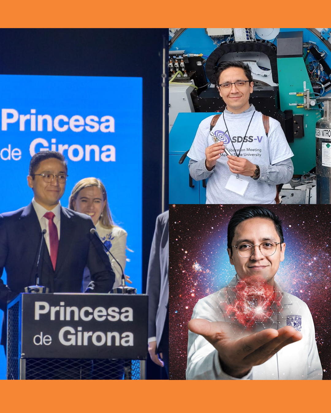 astrofísico José Eduardo Méndez Delgado recibió el Premio Princesa de Girona Internacional 2026