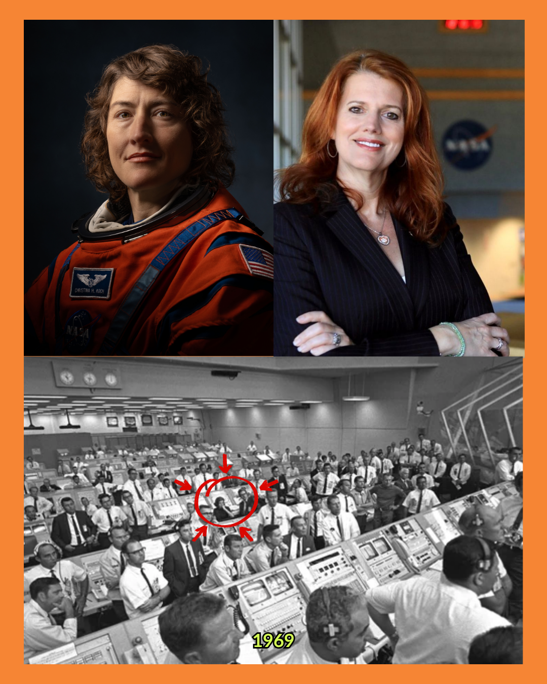 mujeres en la nasa y el espacio