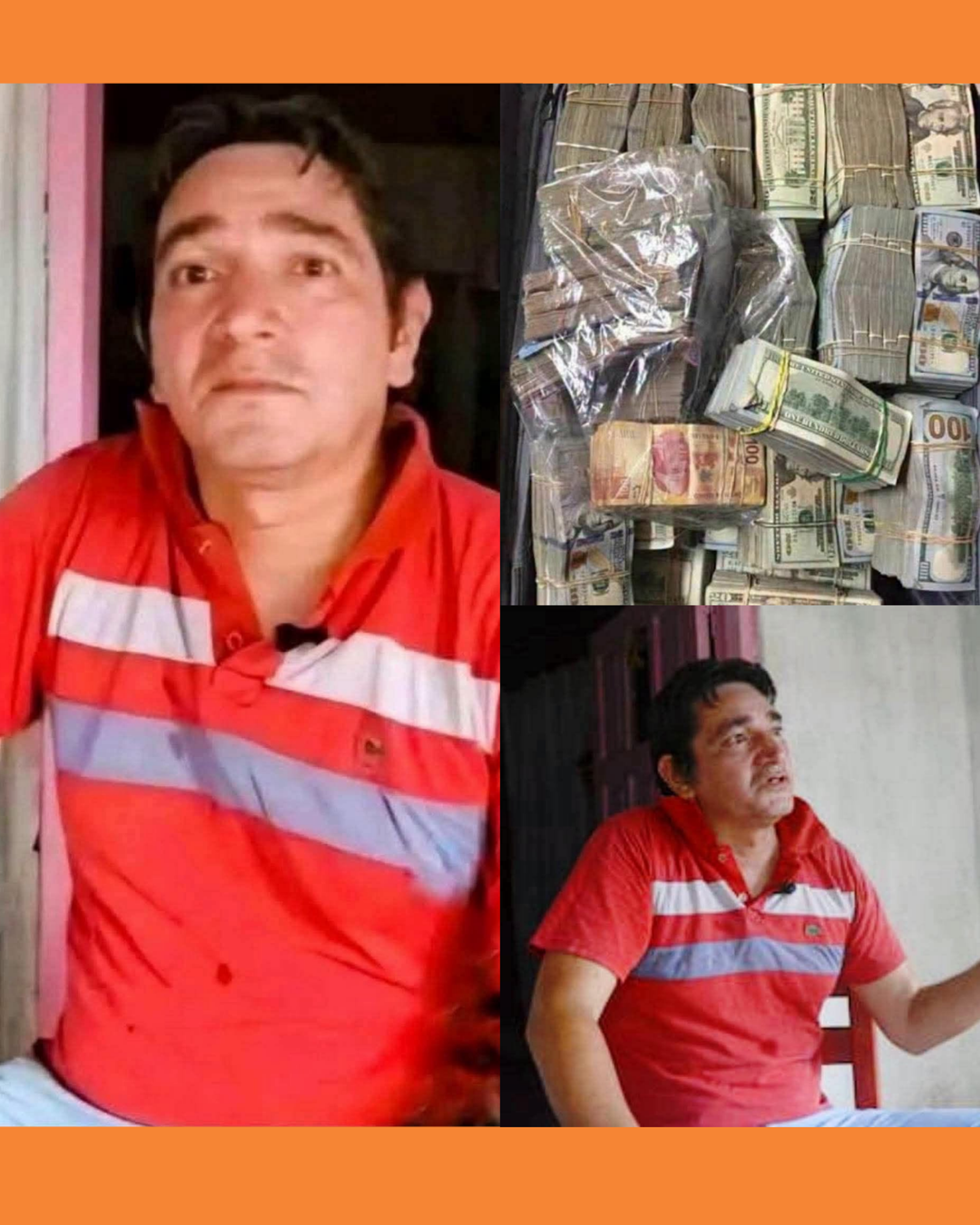hombre se encuentra dinero