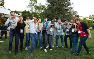 Avantus team members at a company outing