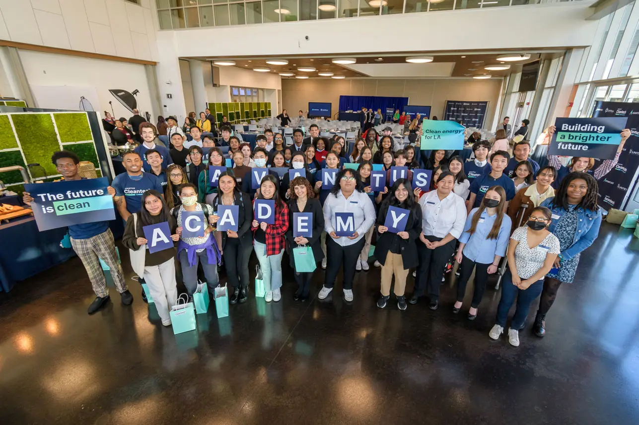 Students at Avantus Cleantech Academy