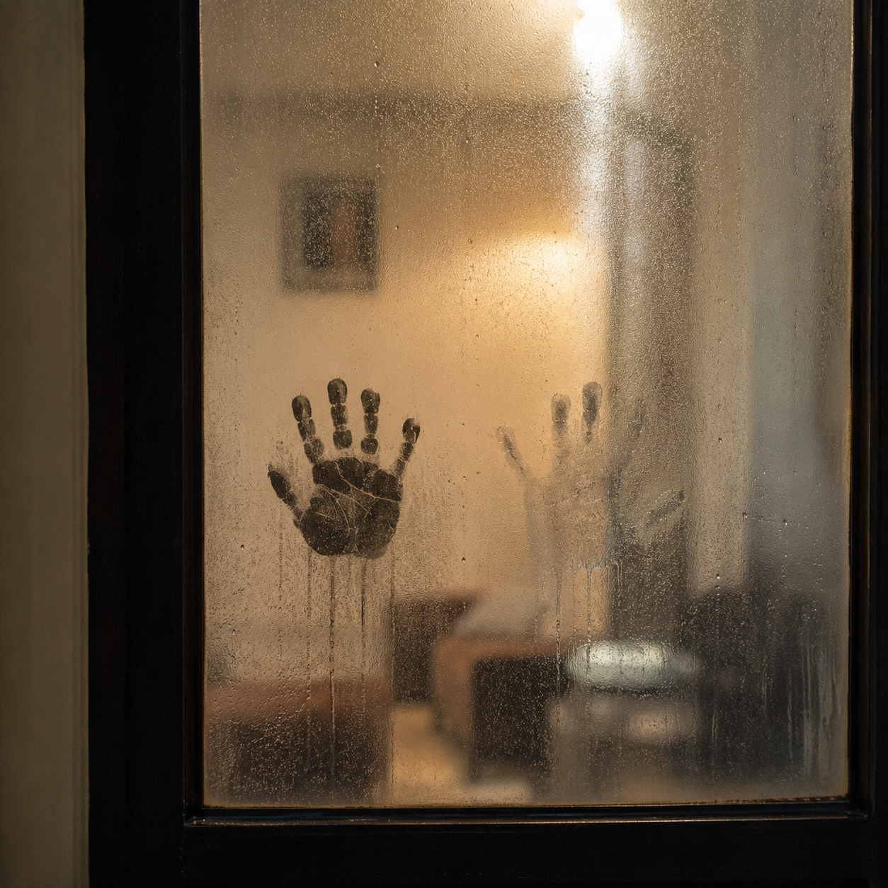 eerie handprints