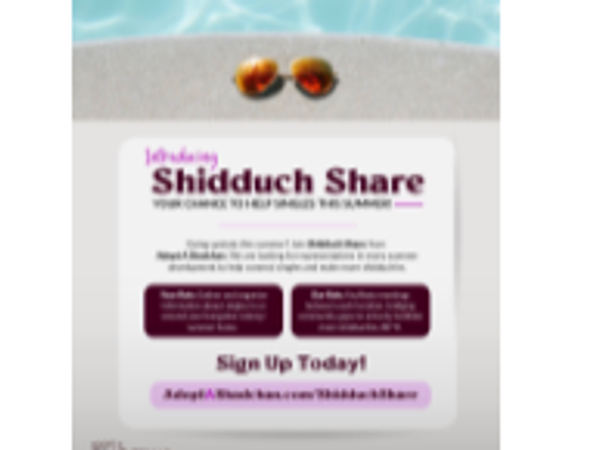 Adopt A Shadchan, Shidduch Share