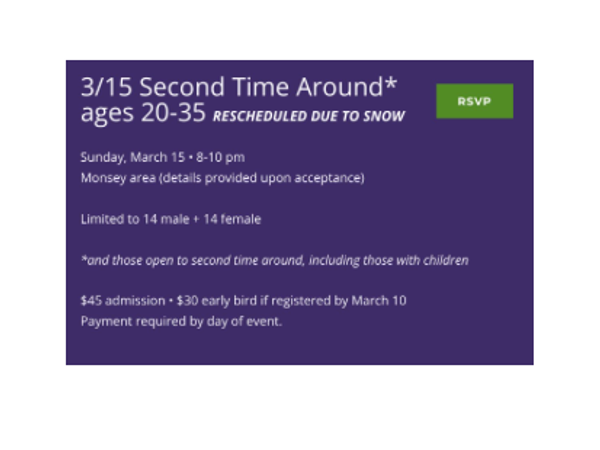 The Shidduch Lounge Monsey 2x ages 20-35