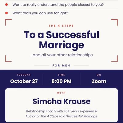 Koli Shema, Simcha Krause For Men