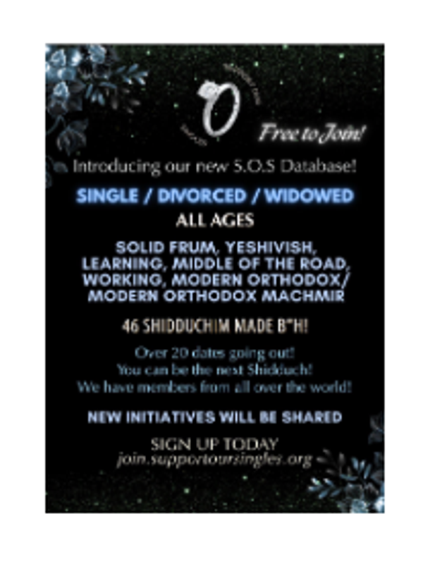 Support Our Singles, Singles, Divorced, Widowed All Ages