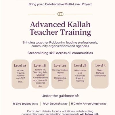 Project Kli, Advanced Kallah Training