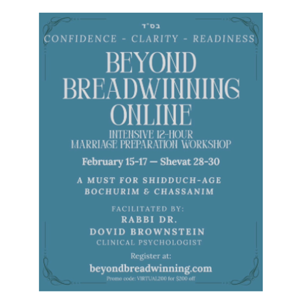 Beyond Breadwinning Mens Intensive Online Workshop