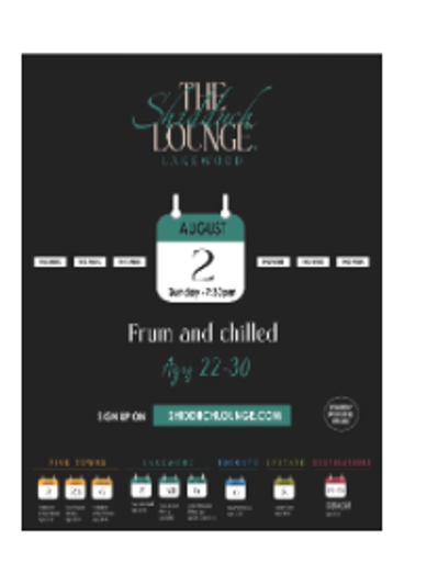 The Sidduch Lounge, Frum & Chilled Ages 22-30 