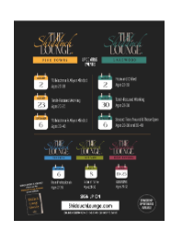 The Shidduch Lounge Upcoming Events
