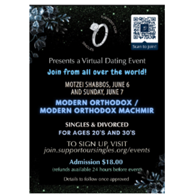 Support Our Singles Virtual Dating Event MO Ages 20's & 30's 