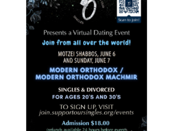 Support Our Singles Virtual Dating Event MO Ages 20's & 30's