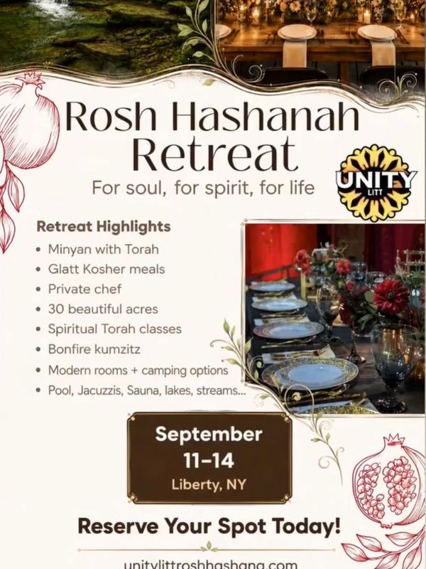 Rosh Hashana Retreat 