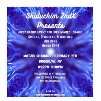 Shidduchim 2ndX Speed Dating