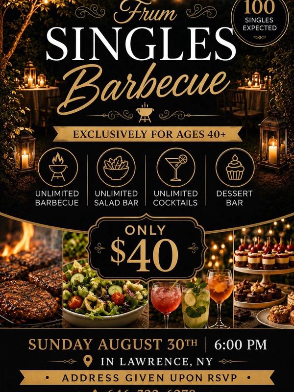 BBQ Lawrence NY, Exclusively 40+