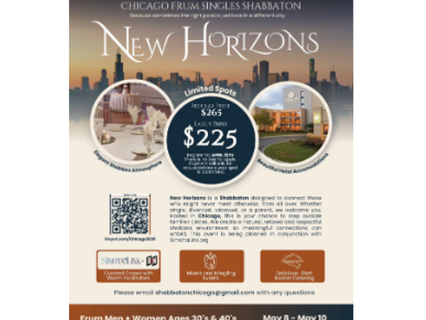 Chicago Frum Singles Shabbaton Ages 30&40