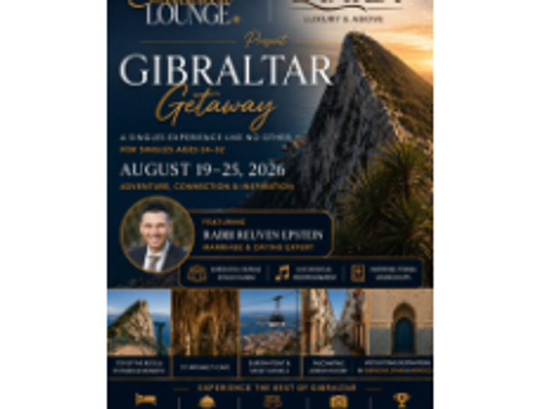 The Shidduch Lounge, Gibraltar Getaway Ages 24-32