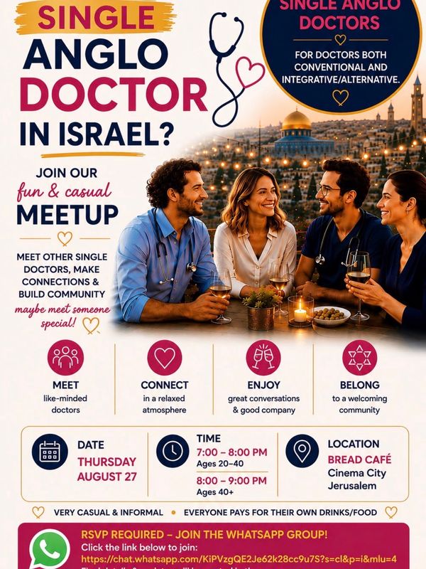 Anglo Doctors In Israel Meet. Jerusalem