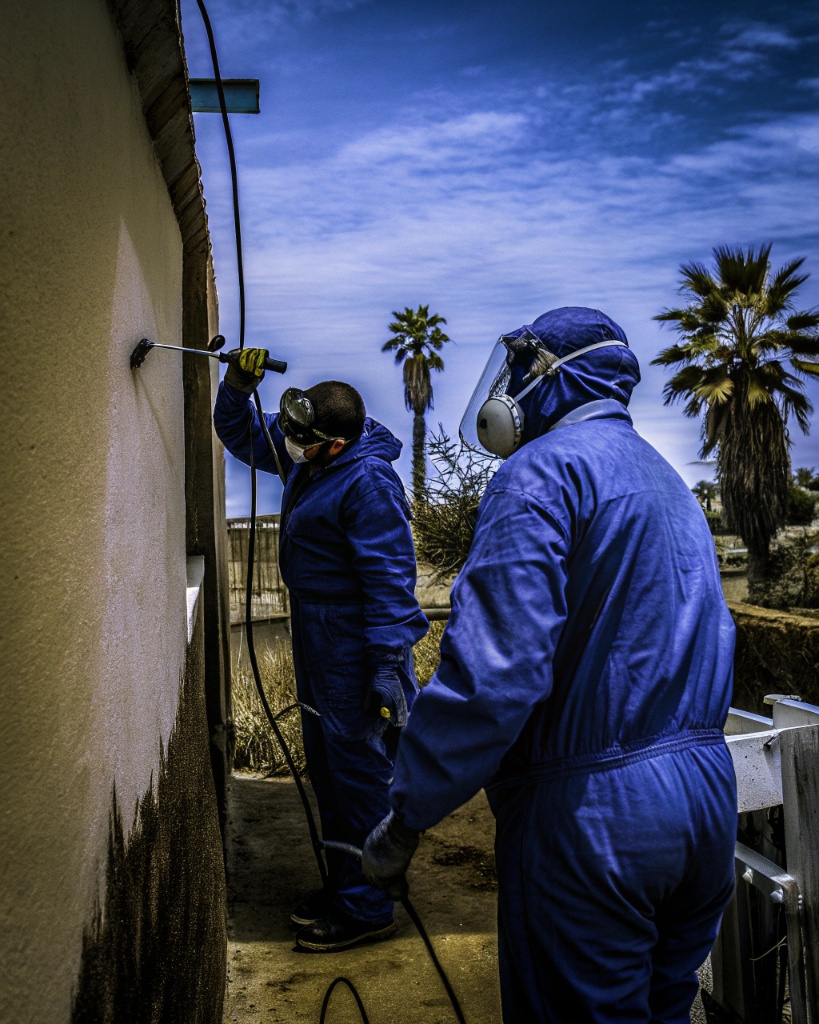 PPS Cyprus pest control technician preparing a professional site visit