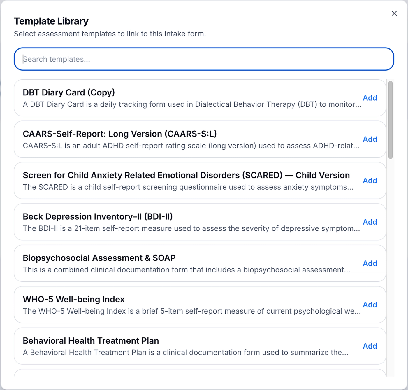 Screenshot of the mePro app