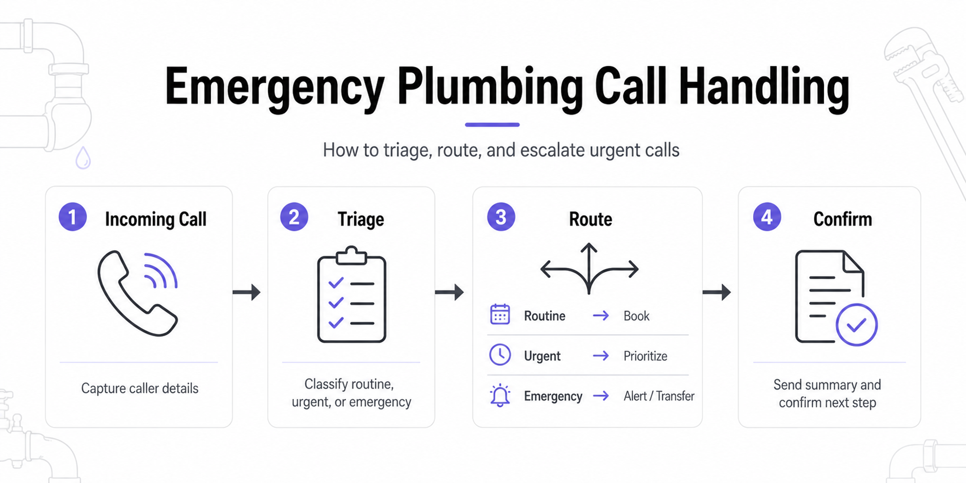 Emergency Plumbing Call Handling: How to Triage, Route, and Escalate Urgent Calls