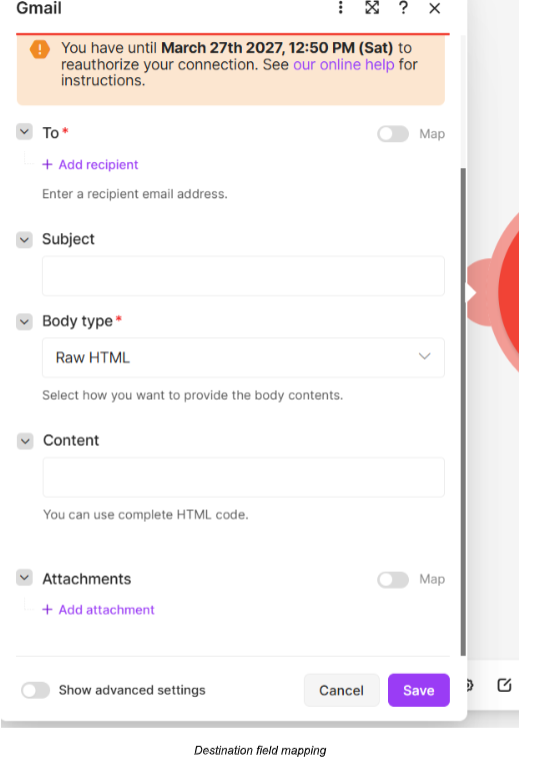 Help article screenshot