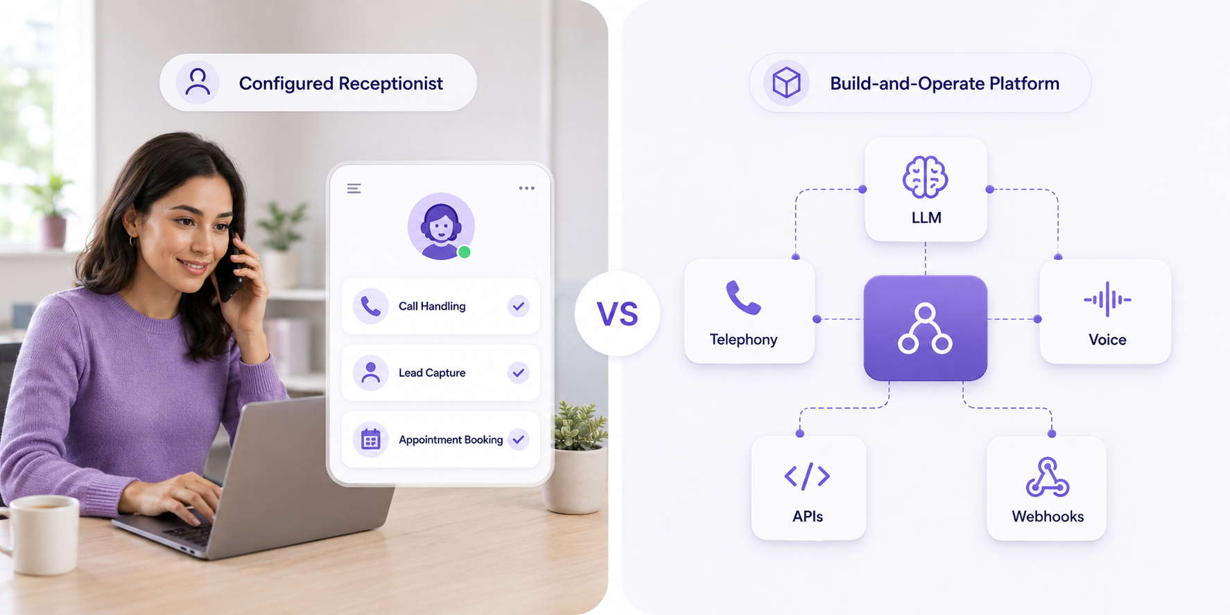 Rexpt vs Vapi and Retell AI: AI Receptionist Platform vs Voice AI Infrastructure