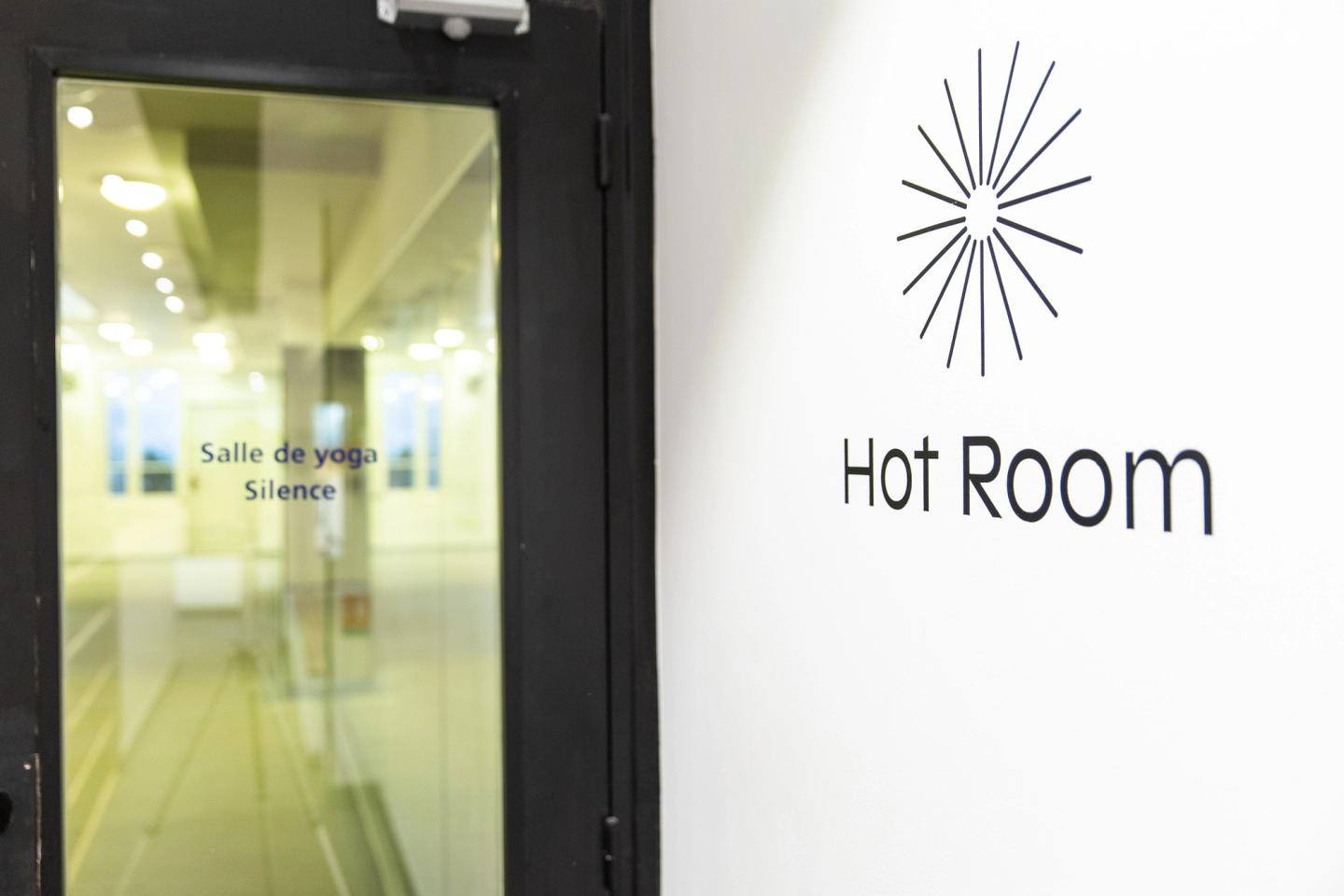 Entrée de la Hot Room
