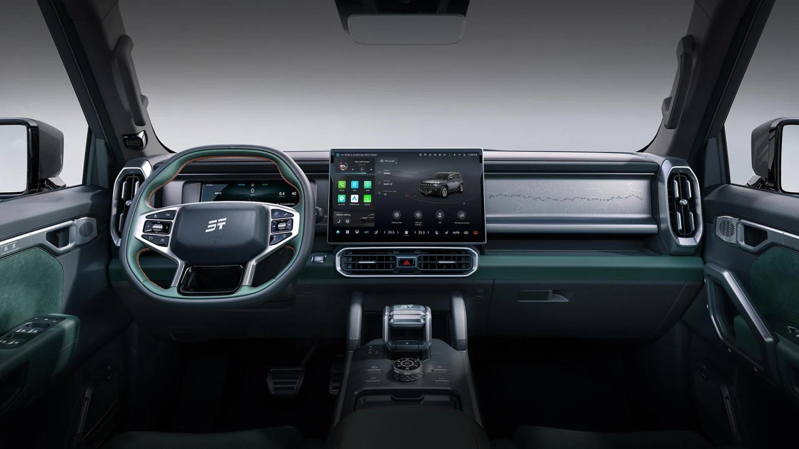 Jetour T2 di jalur off-road