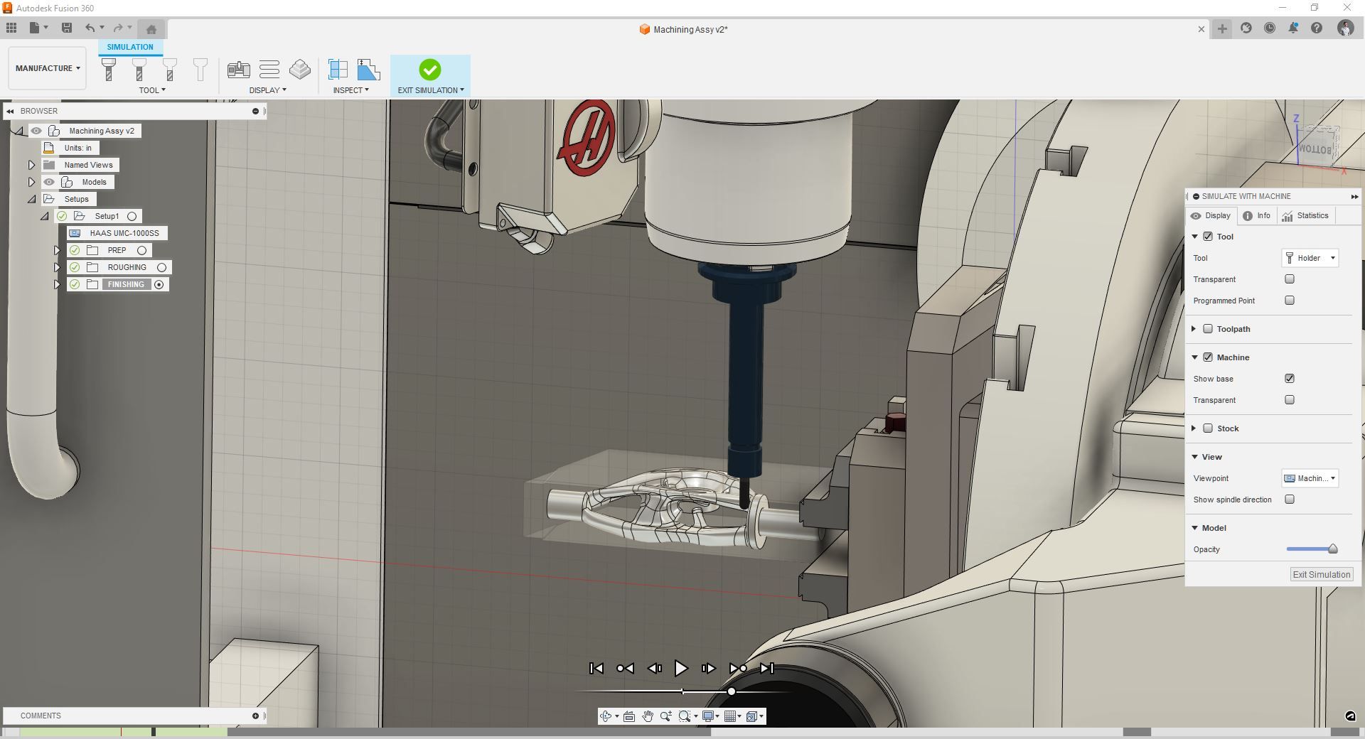 Screenshot of Fusion Manufacturing Extension