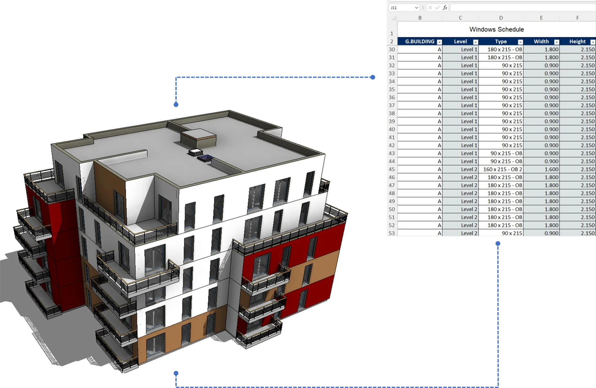 Powerpack for Revit - link to Excel