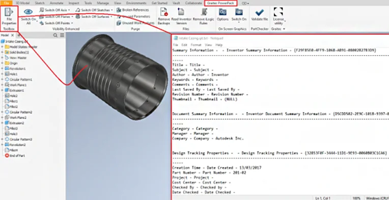 graitec powerpack software screenshot