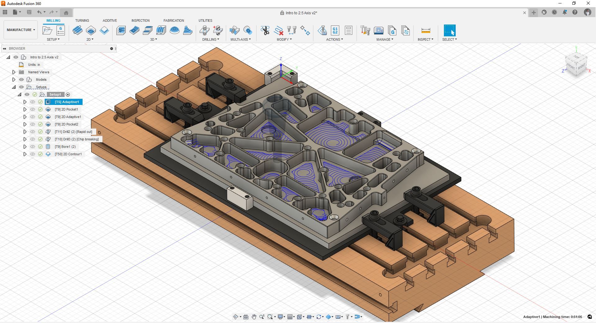 Screenshot of a model in Autodesk Fusion