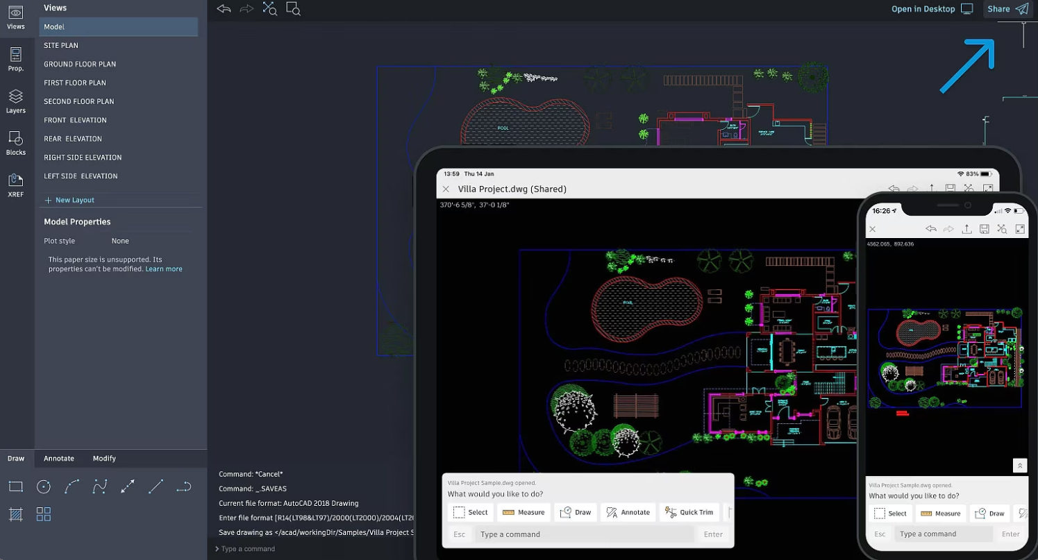 Autodesk AutoCAD LT features image