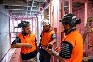 Contego workers on site