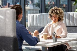 people having a meeting