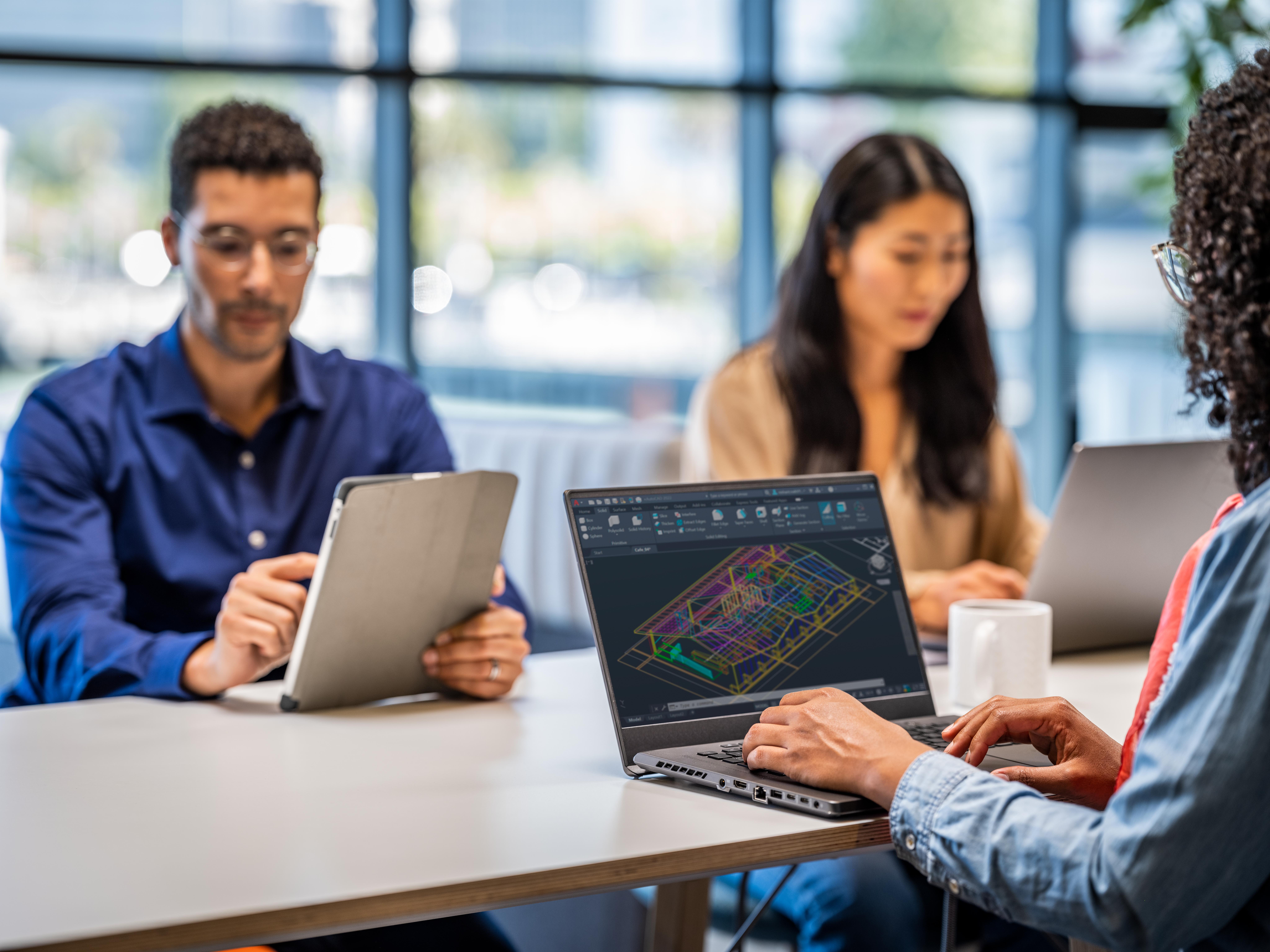 A team meeting in progress