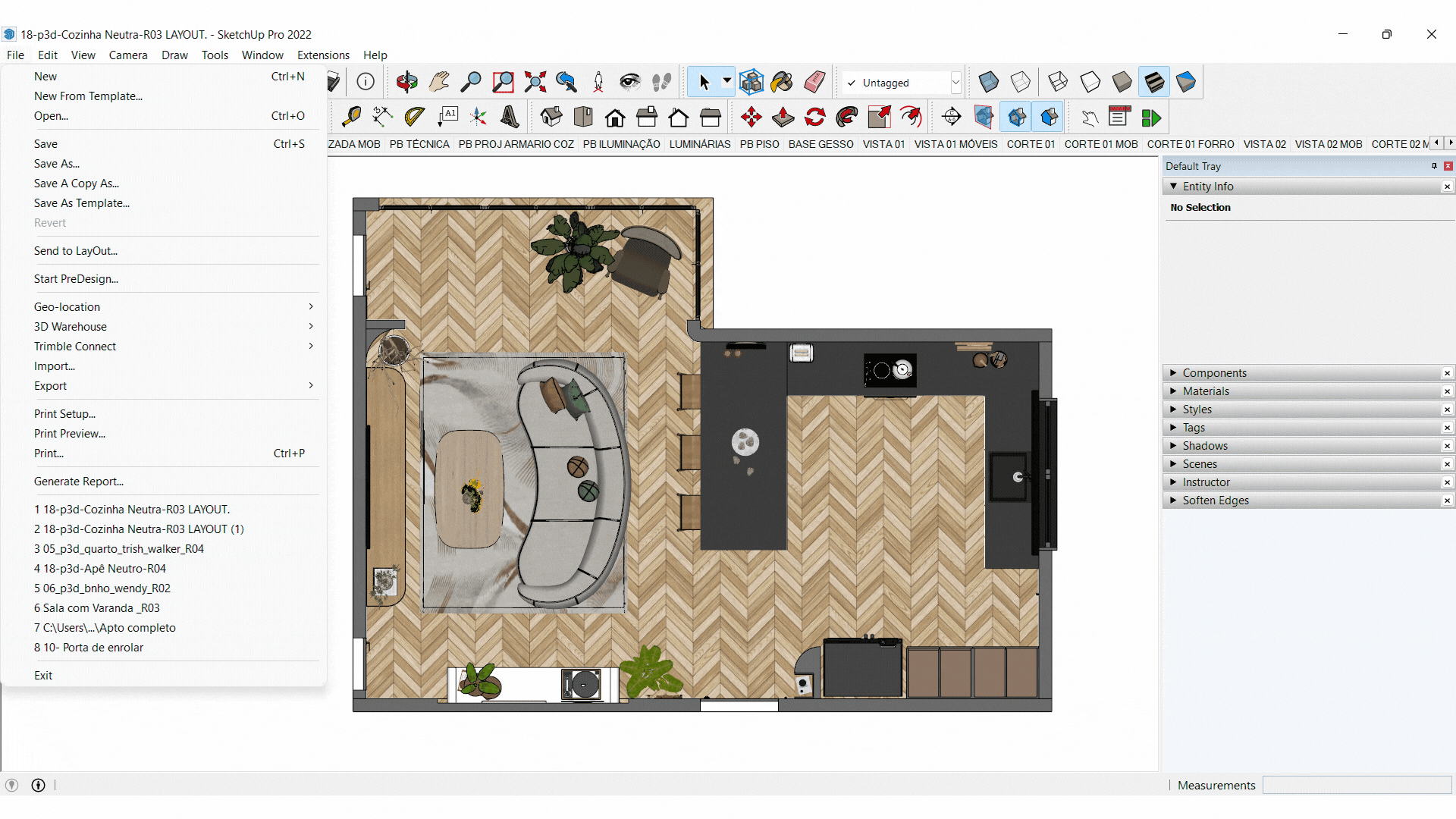 Streamlined workflow for importing SketchUp models