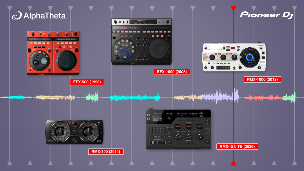 Pioneer DJ traces the legacy of their effects processors
