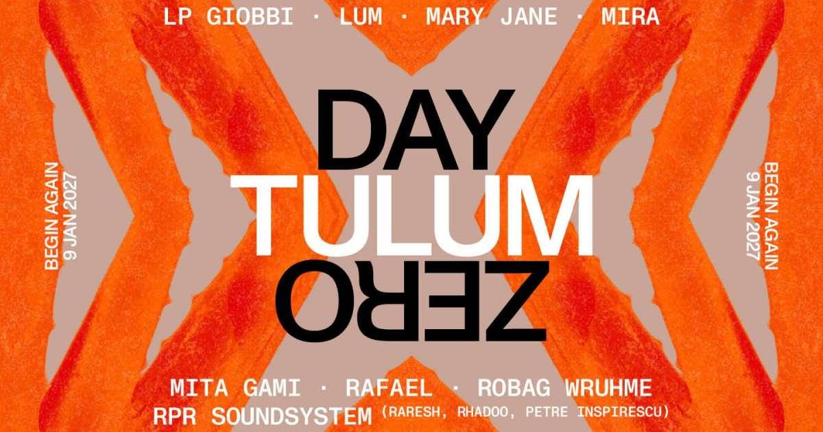 Day Zero Tulum 2027: Damian Lazarus Unveils Full Lineup