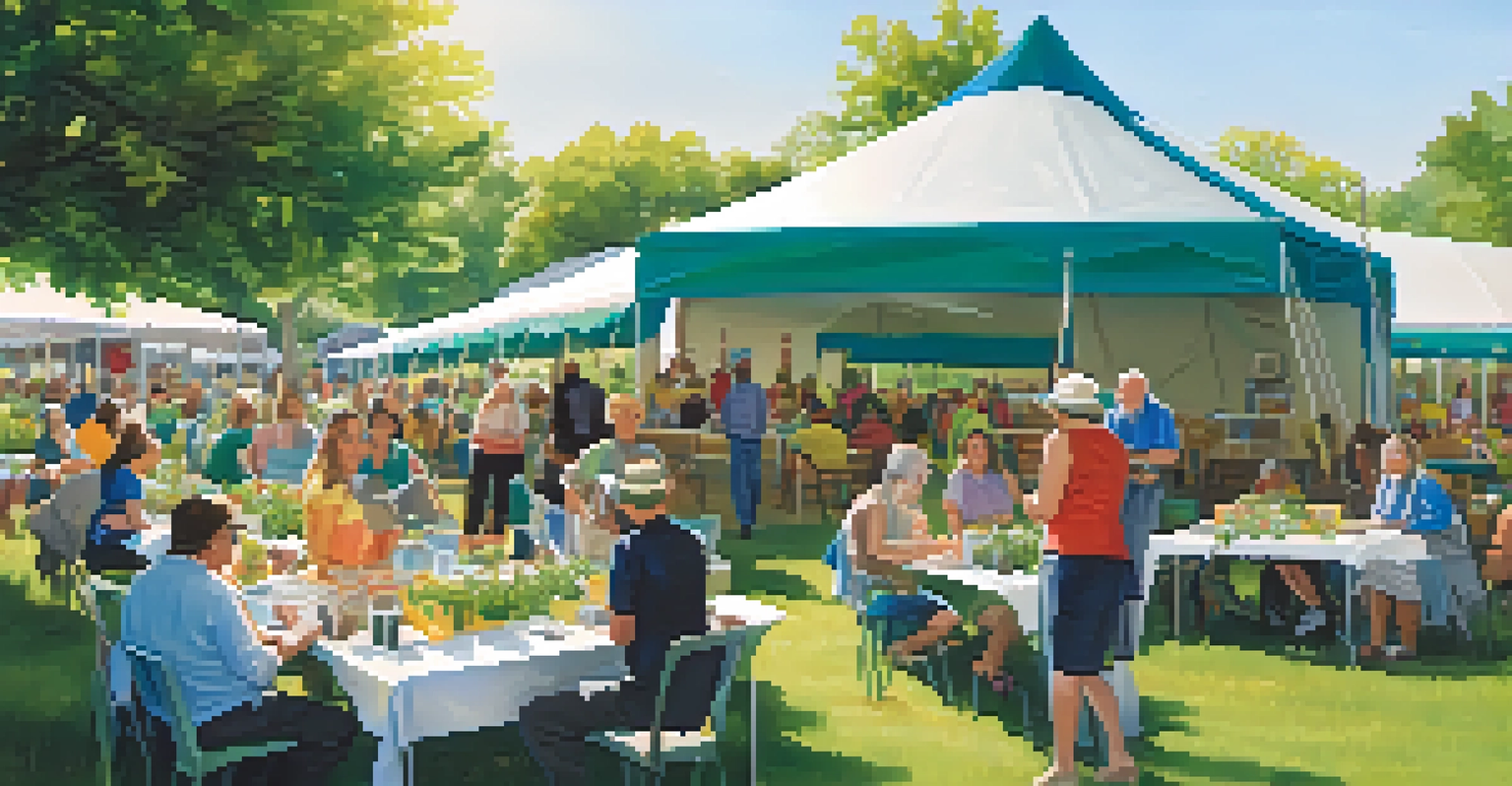 Outdoor community workshop in Buffalo focused on climate change and sustainability with engaged residents.
