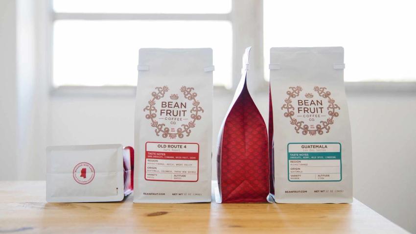Beanfruit Coffee Packaging & Logo