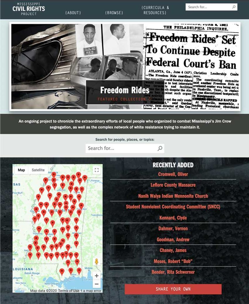 Mississippi Civil Rights Project Website